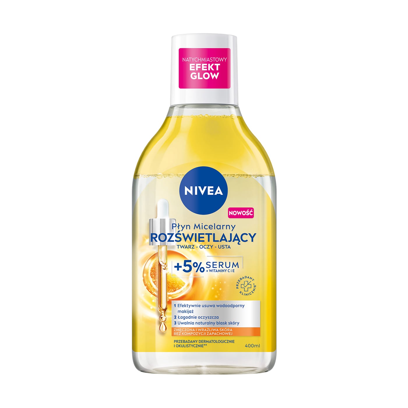 Міцелярна вода NIVEA Освітлювальна, 400 мл